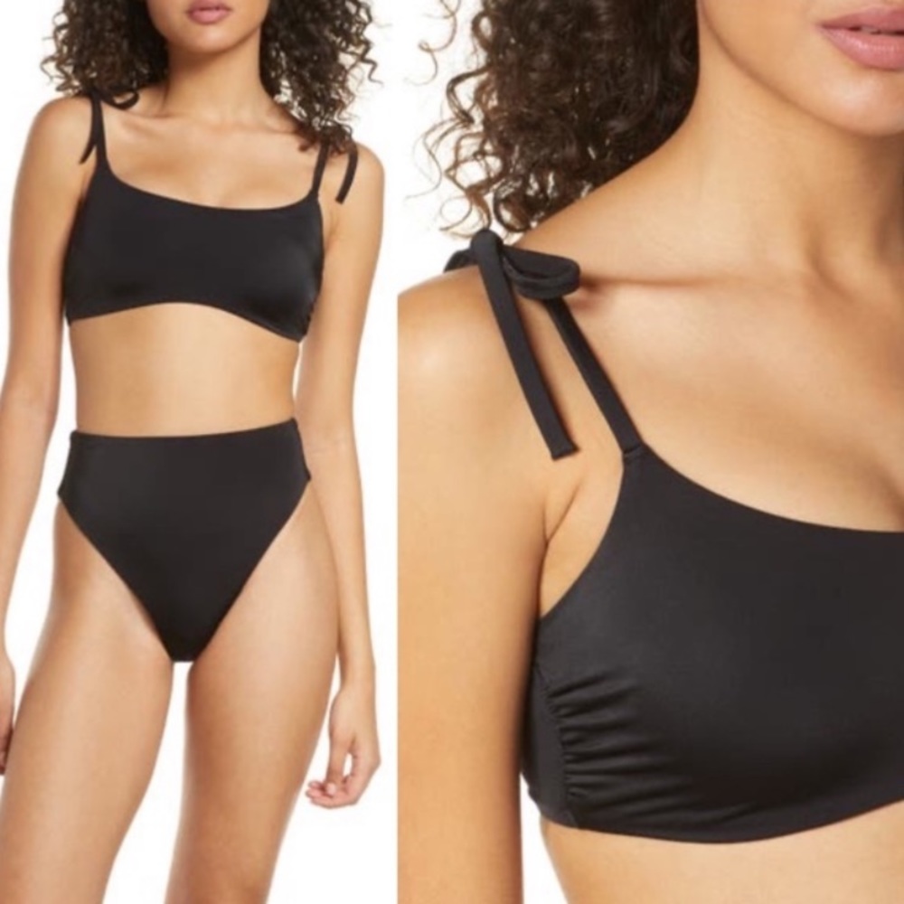 Chelsea28 Easy Retro Tie Strap Bikini Top NWOT